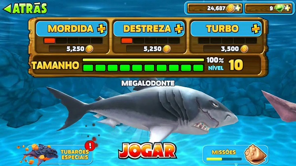 Hungry Shark Evolution Mod Dinheiro Infinito V 9.7.0 Atualizado