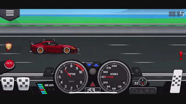 pixel car racer motorcycle