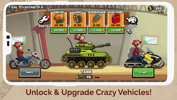 hill climb racing 2 apk hackd