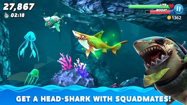 HUNGRY SHARK WORLD APK MOD DINHEIRO INFINITO VERSÃO 5.3.0 ATUALIZADO 2023 