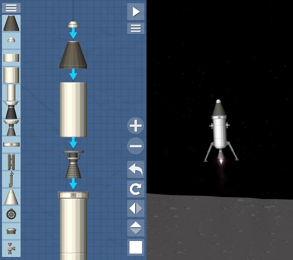 best rocket for space flight simulator