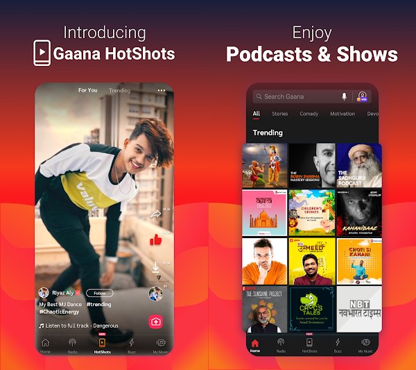 gaana apk mod cracked with unlimited downloads