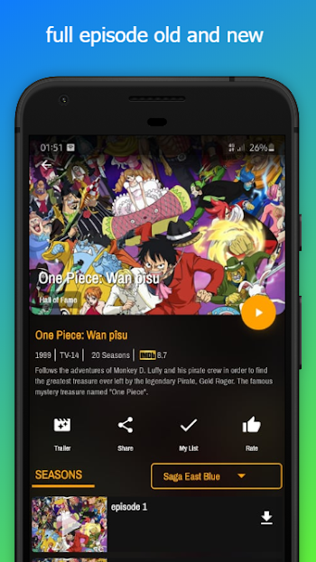 Anime Fanz Tube Anime Stack v1.3.7-b54 MOD APK