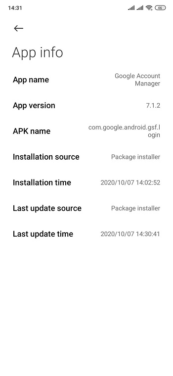 google account manager 7.1 1 apk error