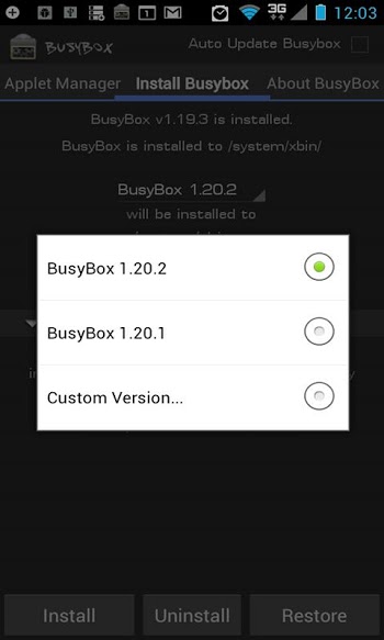 Как установить busybox на android