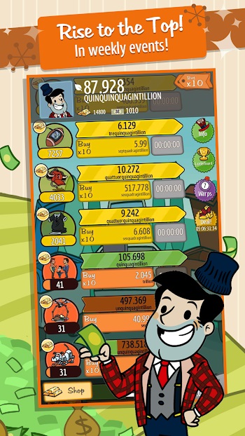 AdVenture Capitalist Mod apk [Free purchase] download - AdVenture  Capitalist MOD apk 8.22.1 free for Android.