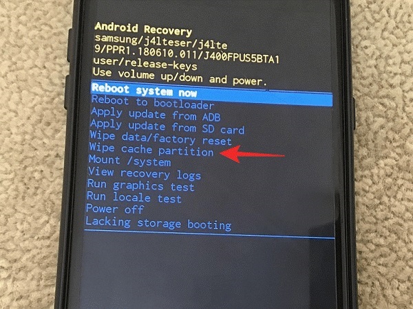 how to clear cache on android