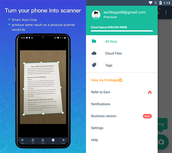 camscanner premium business apk