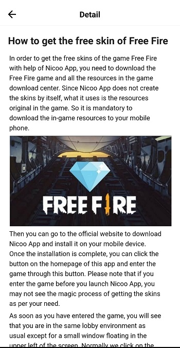 nicoo free fire diamantes