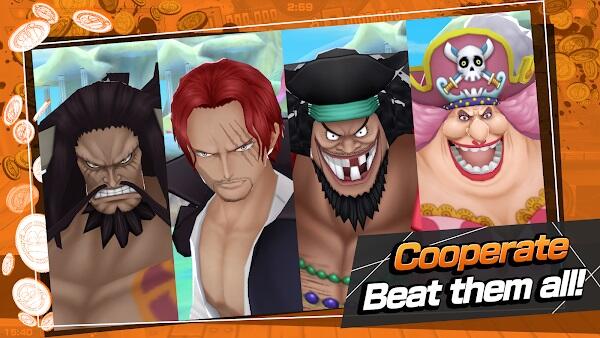 One Piece bounty rush mod apk không giới hạn tiền