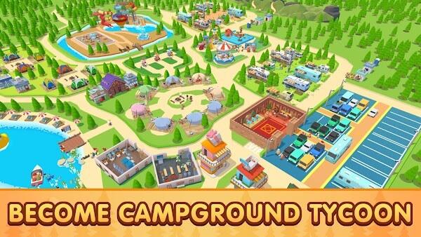 camping tycoon mod apk download