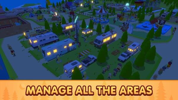 camping tycoon mod apk unlimited money and gems