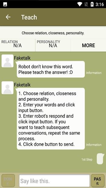 faketalk chatbot mod apk descargar gratis