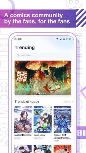 Bilibili Comics Mod APK 2.15.0 (Unlimited money) Download