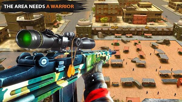 download fps offline gun shooting game mod apk for android