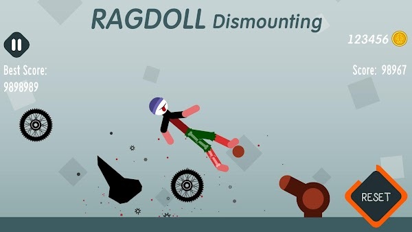 download ragdoll dismounting mod apk unlimited money