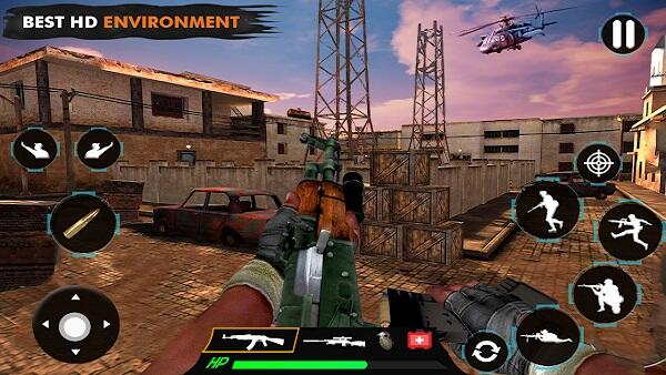 fps offline gun shooting game mod apk download