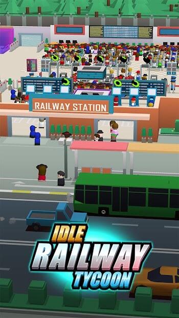 idle railway tycoon mod apk