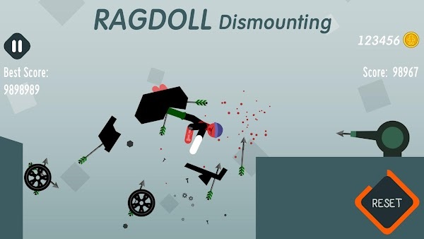 ragdoll dismounting mod apk