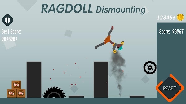 ragdoll dismounting mod apk unlimited money