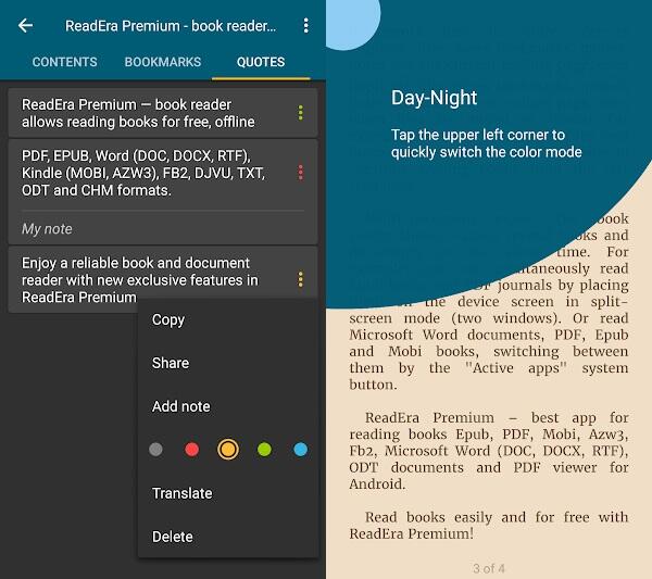 readera premium apk mod