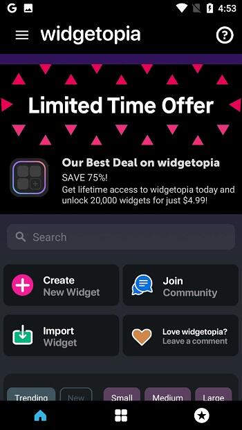 the day before - widgetopia homescreen widgets for iPhone / iPad / Android