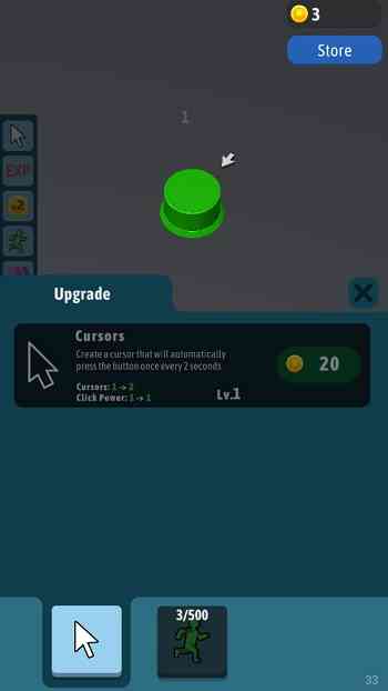 download idle green button for android