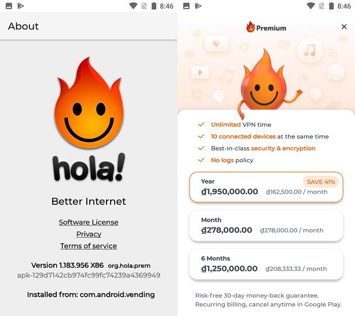 download hola vpn for android