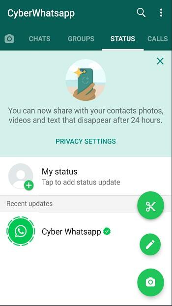 cyber whatsapp apk mod