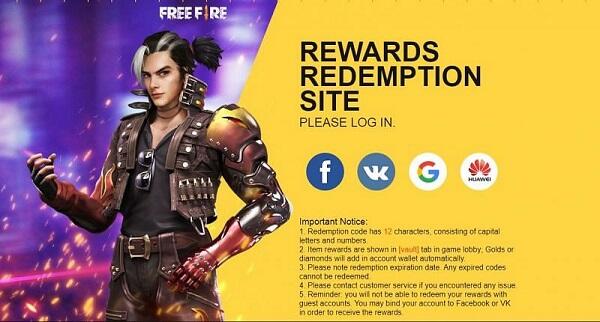 how to get free redeem code in free fire