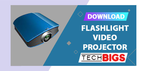 Flashlight video projector