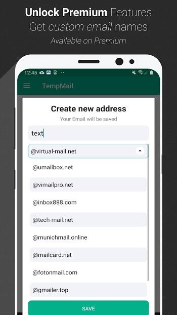 Tải xuống apk temp mail premium mod