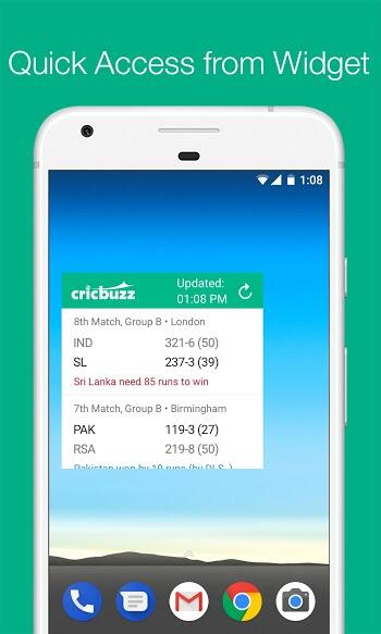 Tải xuống apk cricbuzz