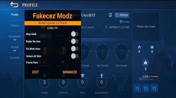 download fakecez modz ml for android