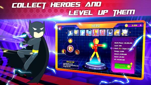 download super stickman heroes for android