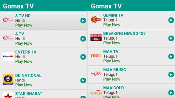 gomax live tv apk phiên bản mới nhất