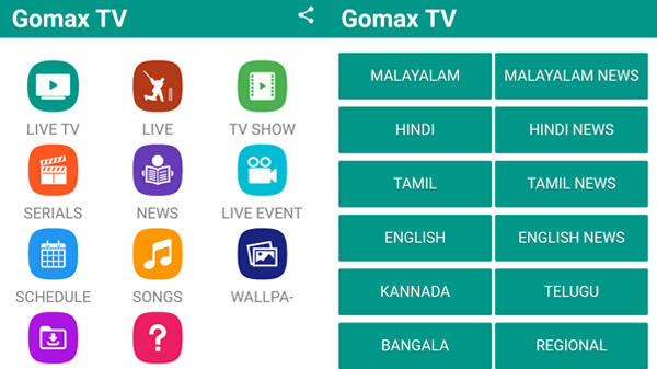 gomax live tv apk mod
