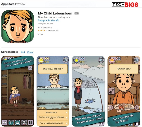 how to download my child lebensborn on ios