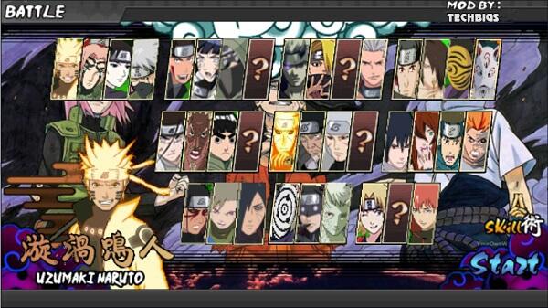 Naruto Senki Original Apk Full Character Naruto Senki