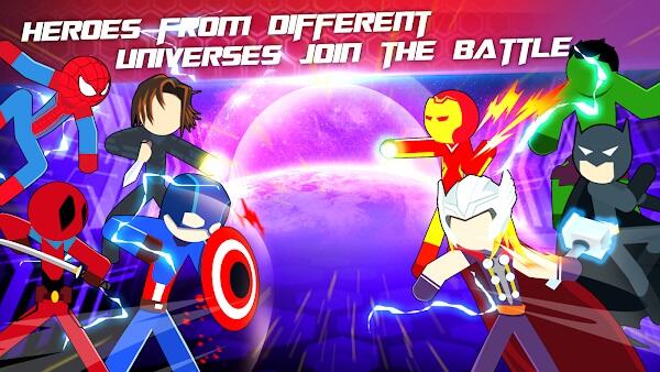 Stickman Super Heroes Mod apk