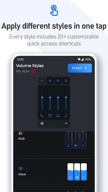 estilos de volumen premium apk para android