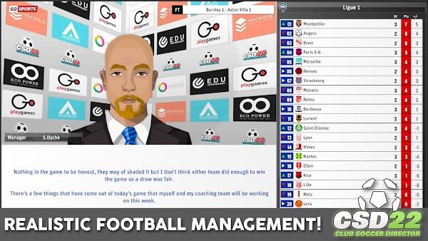 download club soccer director 2022 for android