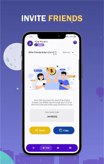 Joy wallet mod apk không giới hạn tiền xu script