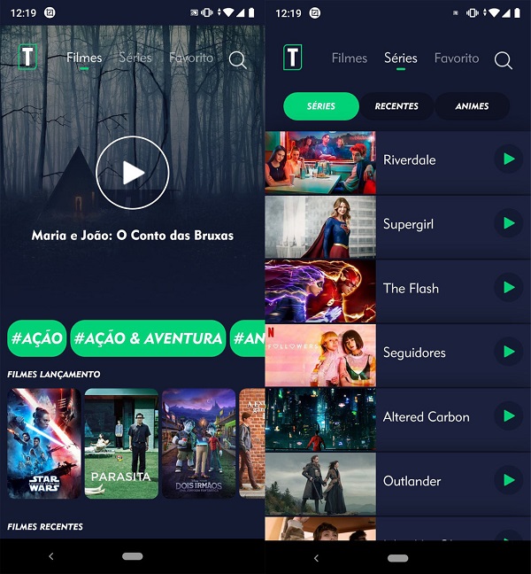 melhor app para assistir filmes e séries grátis 2021 apk
