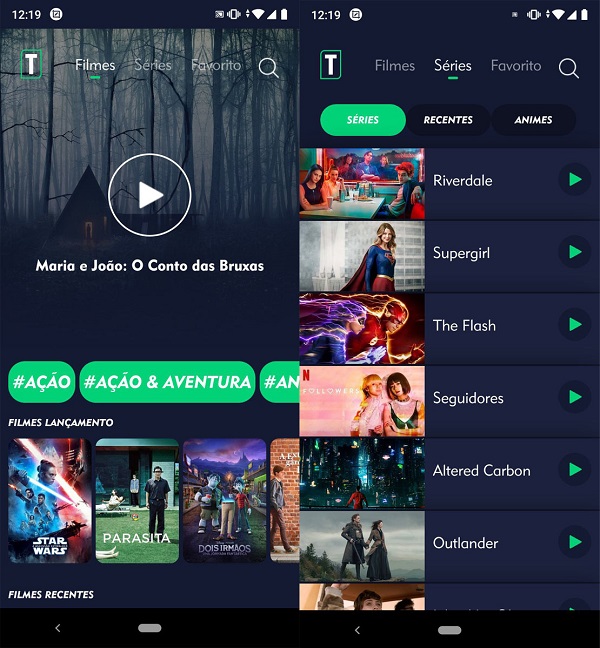 app filmes e series gratis