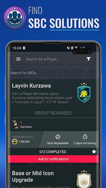 Futbin for Android - Download the APK from Uptodown