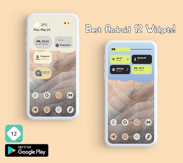 android 12 widgets kwgt pro apk