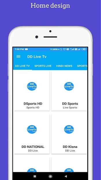 dd sports channel apk download