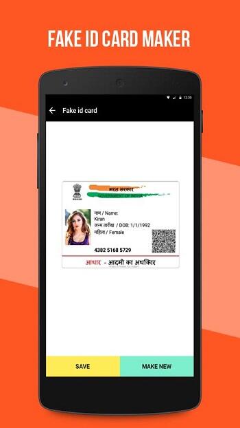 fake adhar card maker apk india download