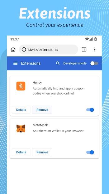 kiwi browser android